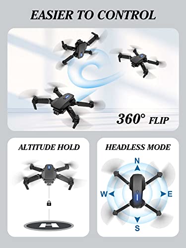 Mini Drone with 1080P Camera for Kids Beginners, Foldable, Gesture Selfie O280