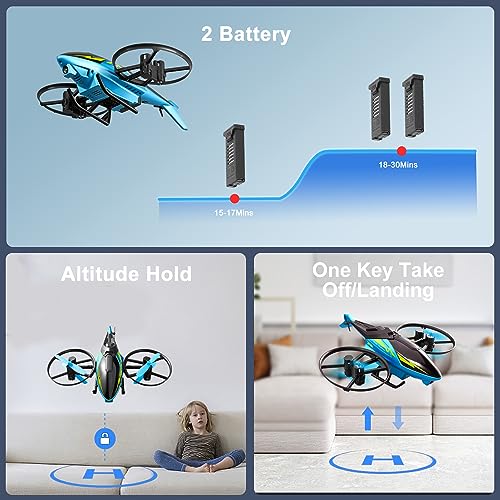Drone with 1080P HD Camera, Foldable Quadcopter for Adults and Kids L280834