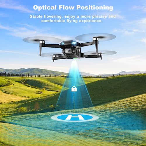 Foldable 2K HD FPV Drone with Brushless Motor for Kids and Beginners T556811