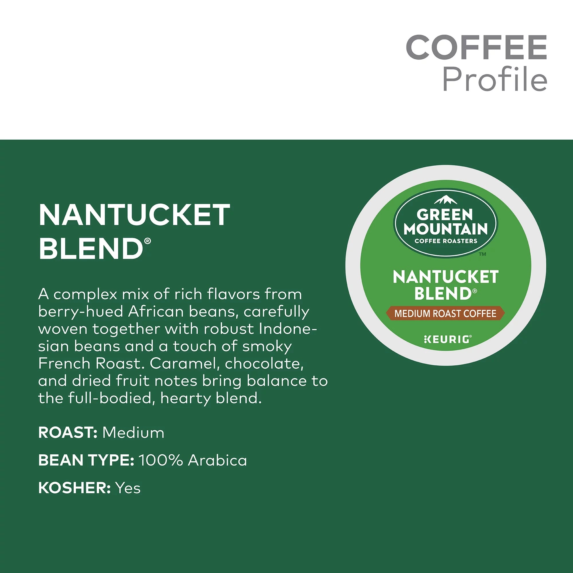 Medium Roast Coffee Pods for Keurig Brewers, 32 Count A41996