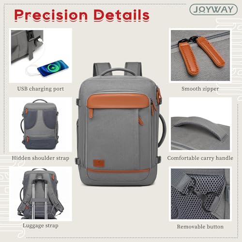 Expandable Carry-On Luggage Set, Lightweight Hard Shell 20 Inch with Spinner Wheels M12570
