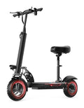 Electric Scooter Adults, 1500W Peak Motor, 45 Miles Range Electric Scooter with Seat, 30MPH Top Speed, 10" Off Road Tires Scooter, Dual Suspesnsion, Folding Commuting E Scooter for Adults