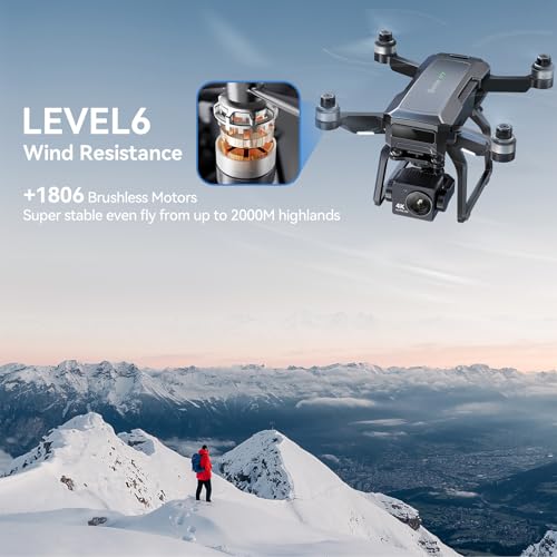 Drone with 6K UHD Camera and 3-Axis Gimbal, GPS Smart Control, 70Mins Flight Time N1810
