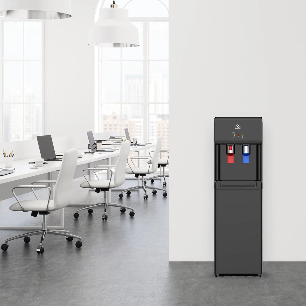 Touchless Hot/Cold Water Cooler Dispenser, Black Z395087
