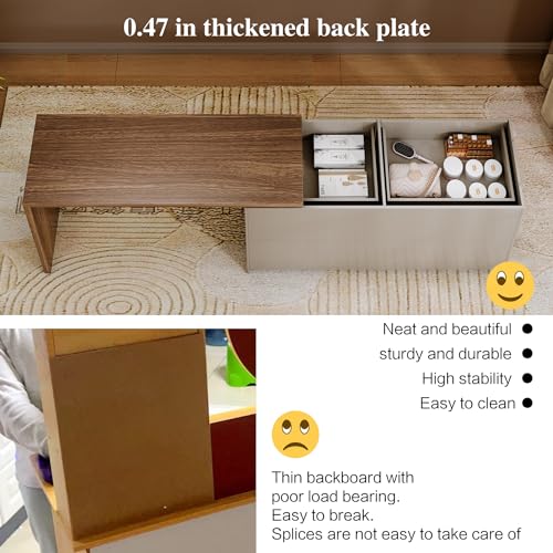 Large Makeup Vanity Desk with Mirror and Lights, 8 Drawers, Power Outlet B666