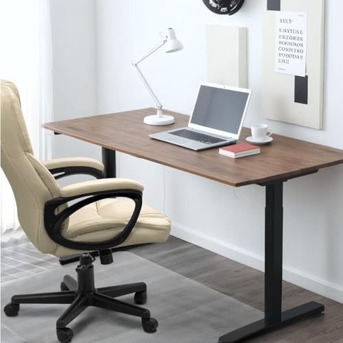 Office Executive Chair High Back Adjustable Swivel PU Leather with Lumbar Support I3854
