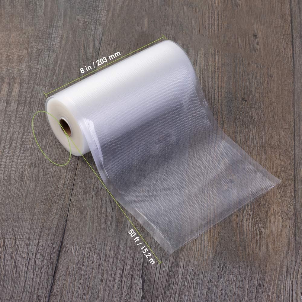 Vacuum Sealer Bags 8x50 Rolls 2 Pack, BPA Free, Heavy Duty S795996