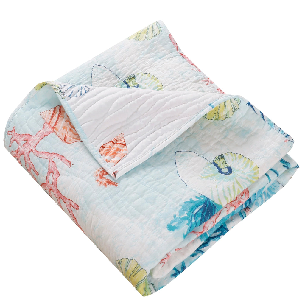 Coastal Quilted Throw P48255