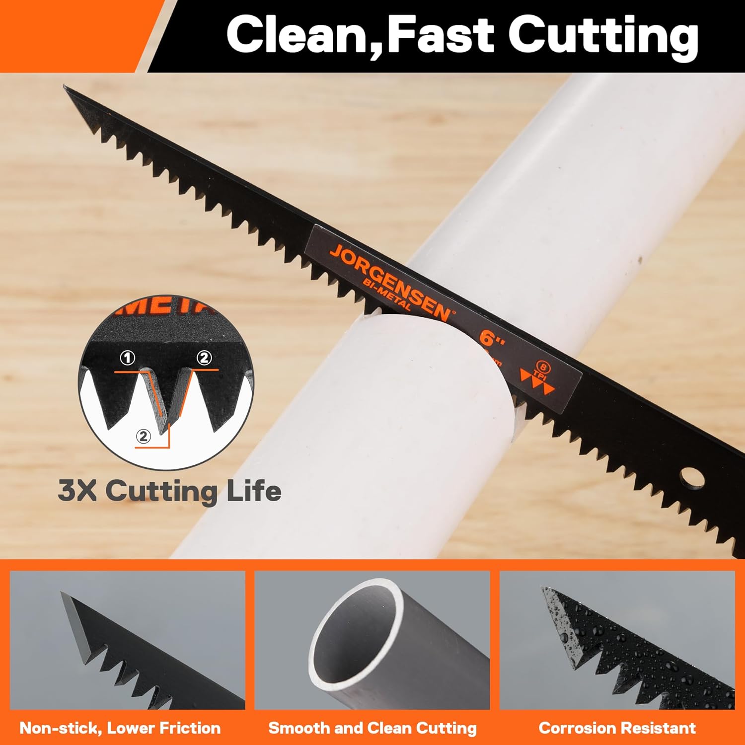 Drywall Saw & 6-inch Jab Saw with Ergonomic Handle T5805