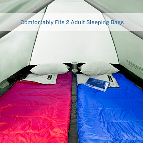2 Person Camping Tent with Rain Fly and Carrying Bag X3958