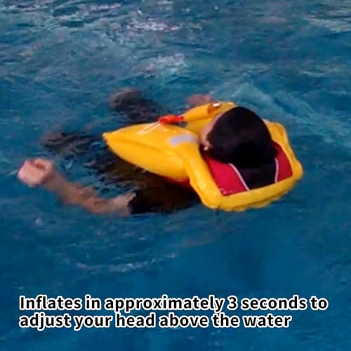 Automatic Inflatable Life Jacket for Adults, Low Profile, 330 lbs E6850
