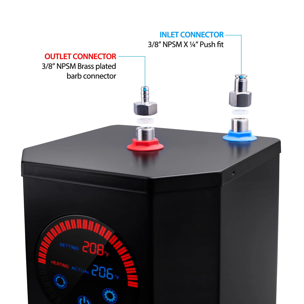Kitchen Hot Water Dispenser 1500W with Chrome Single Handle Faucet J70479