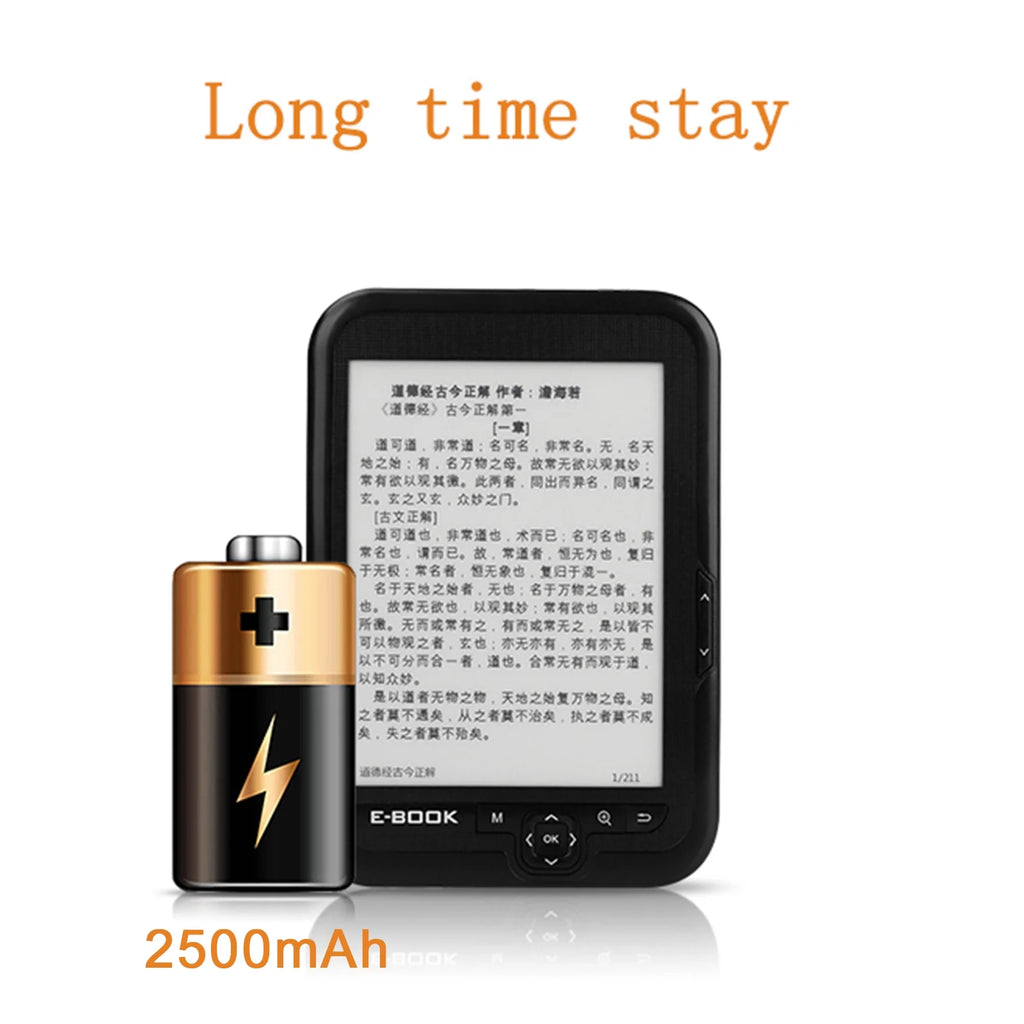 Ebook Reader with Adjustable Fonts and 1024x768 Resolution W953