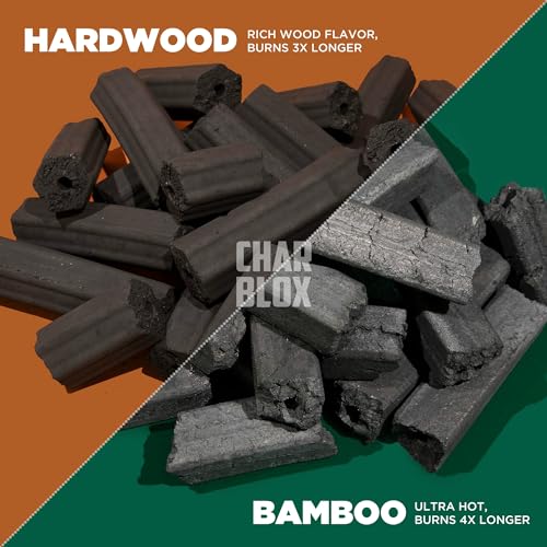 10LB Natural Grilling Charcoal Logs for BBQ and Smoker V557