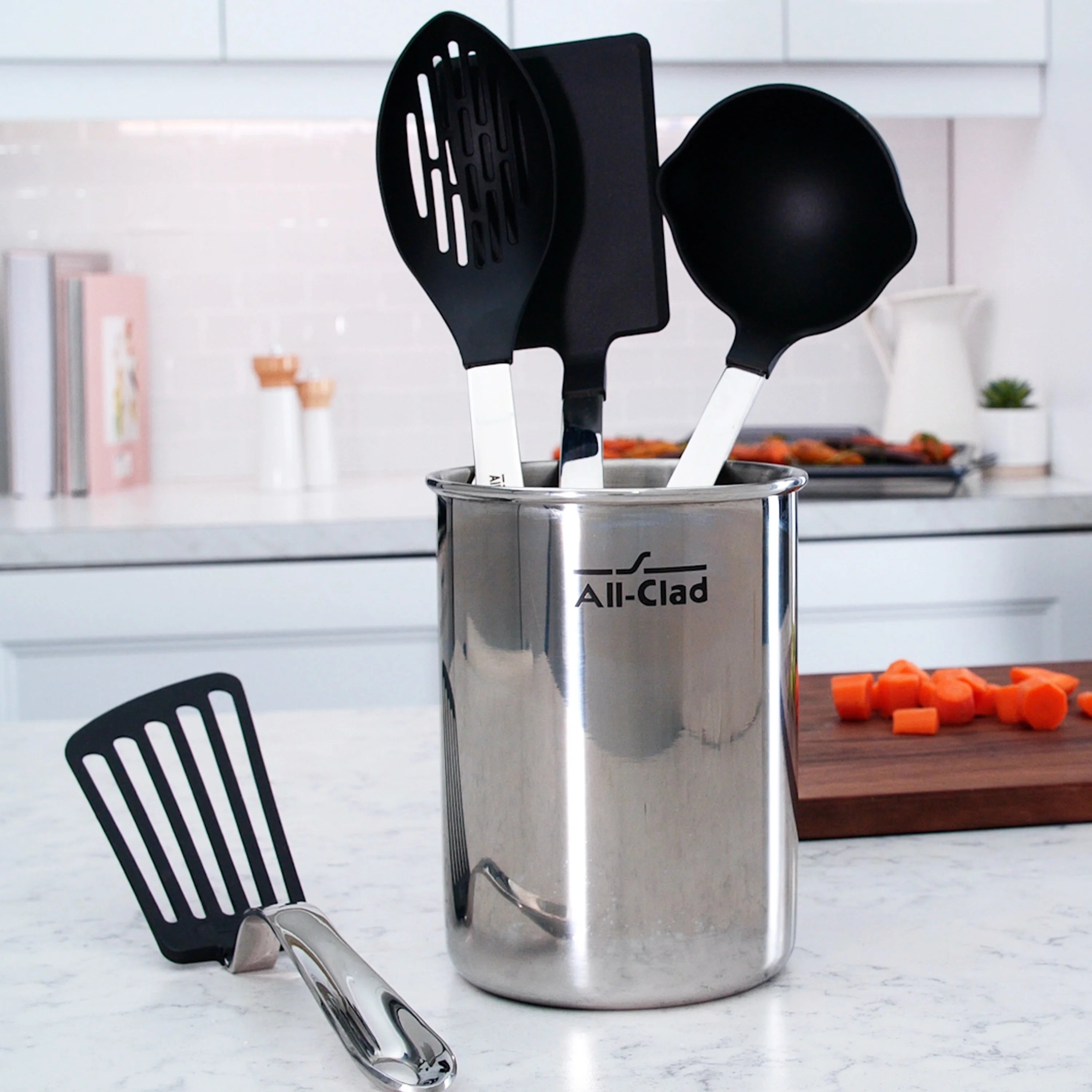 Nonstick Stainless Steel Kitchen Tool Set, 5 Piece N99187