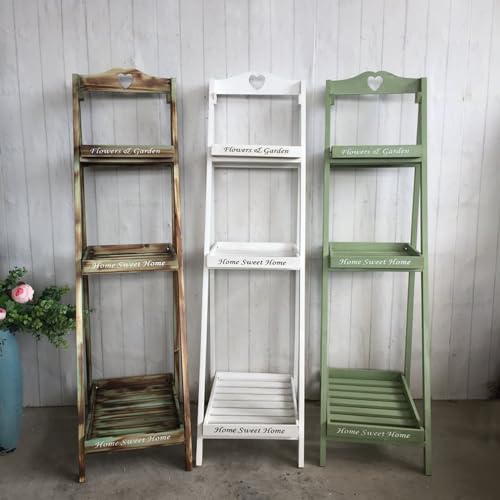 3-Tier Solid Wood Plant Stand for Indoor Outdoor Use H26174