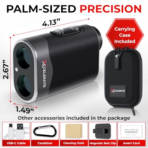 Golf Rangefinder 1000 Yards with Slope Mode and 6X Magnification X81681