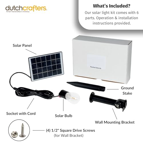 Solar Powered Lighthouse Kit for Outdoor Waterproof LED Decor S146516