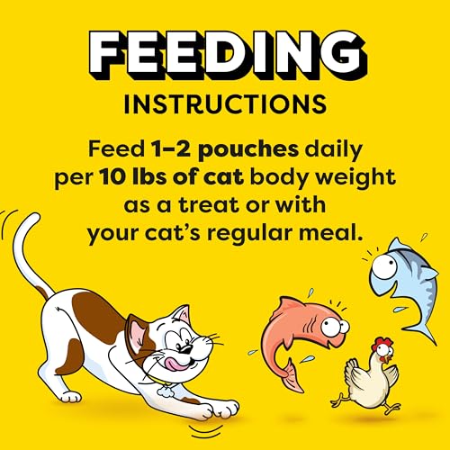 Creamy Puree Lickable Cat Treats, 0.42 oz Tubes, 48 Count Y26330