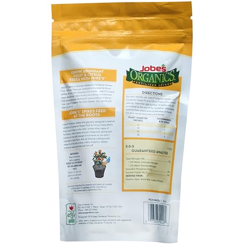 Fertilizer Spikes for Fruit and Citrus Plants and Trees, 6 Count M382
