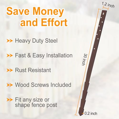 Fence Post Repair Stakes 6 Pack V429