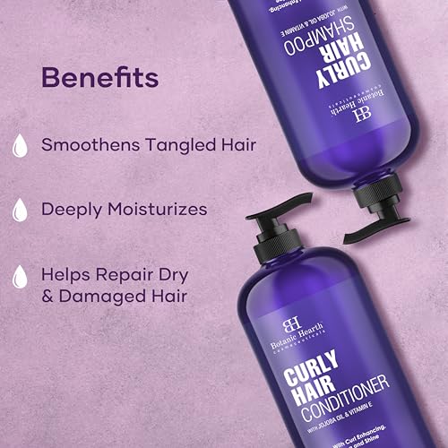 Tea Tree Shampoo and Conditioner Set for Itchy Dry Scalp, Sulfate Free W1398