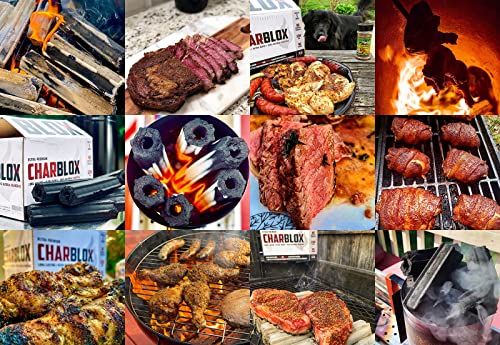 10LB Natural Grilling Charcoal Logs for BBQ and Smoker V557