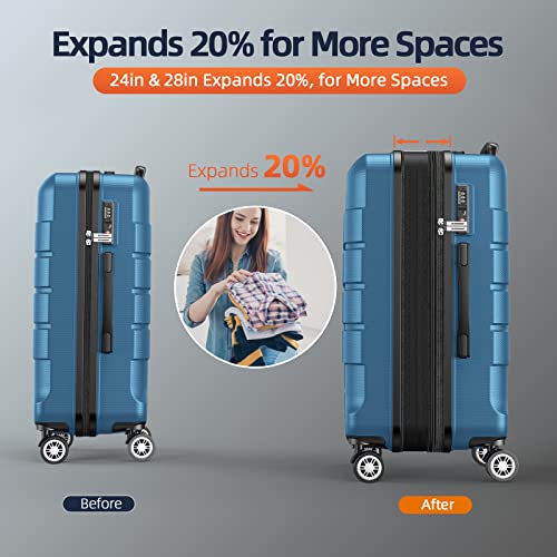 Expandable Luggage Set with TSA Lock A418040