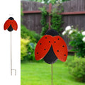 Garden Decor Metal Yard Stakes Spring Lawn Art Decorative Plant Stake Indoor Outdoor Ornaments Decoration for Patio Pathway Backyard (Blue Butterfly)