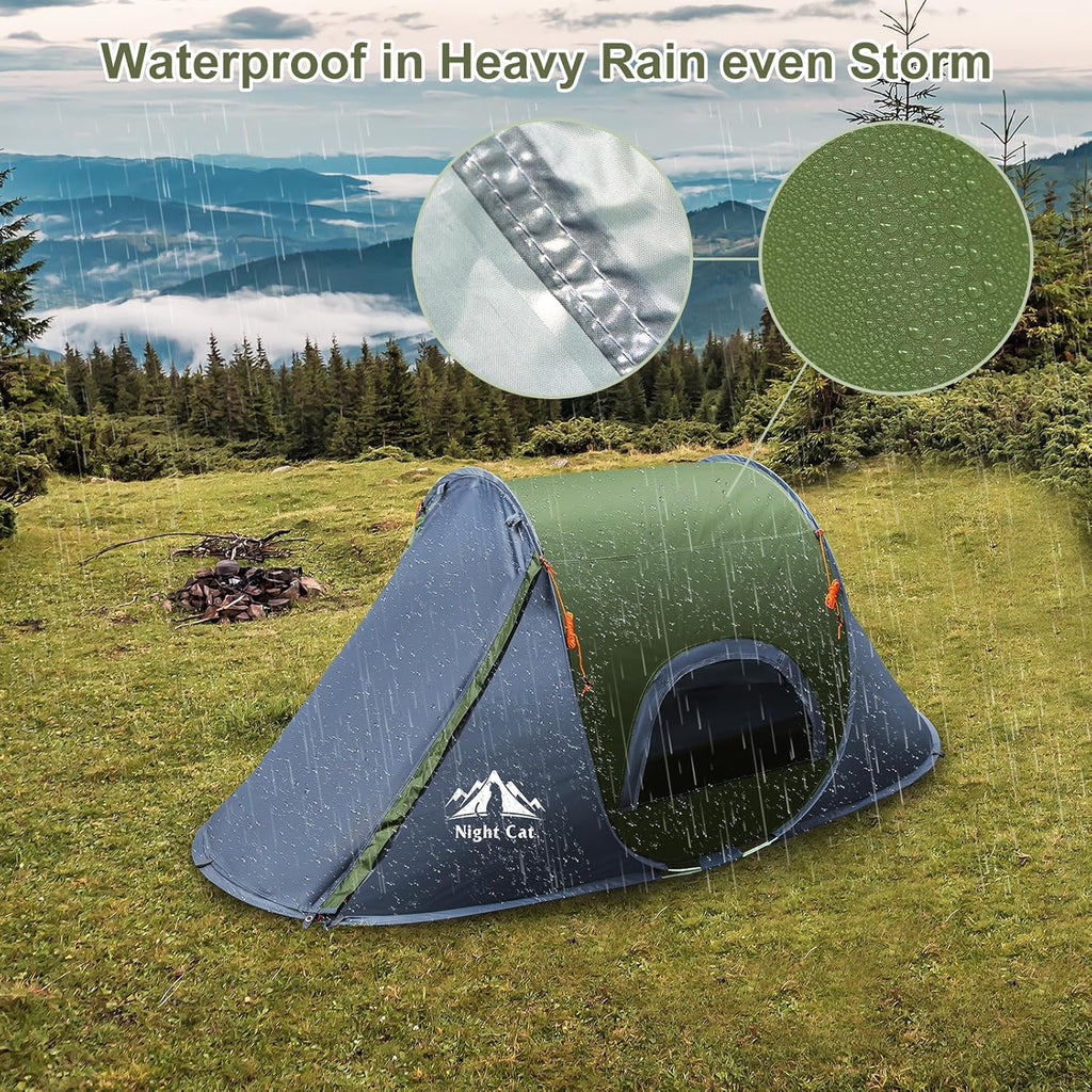 Pop-up Camping Tent for 1 Person Waterproof Instant Setup U80346