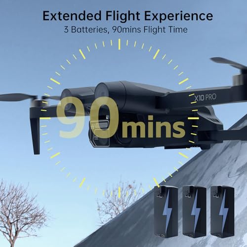 GPS Drone with 4K UHD Camera for Adults, 90 Min Flight Time B309279