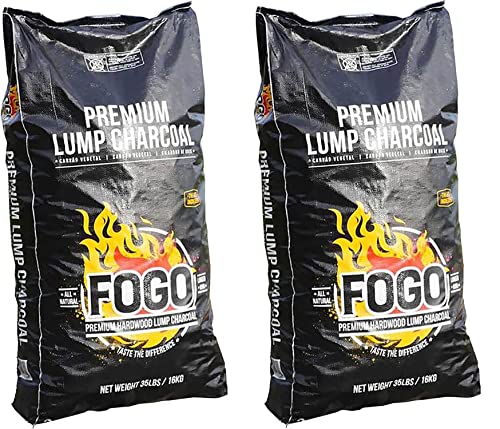 Oak Lump Charcoal for Grilling and Smoking, 17.6 lb Bag V54657