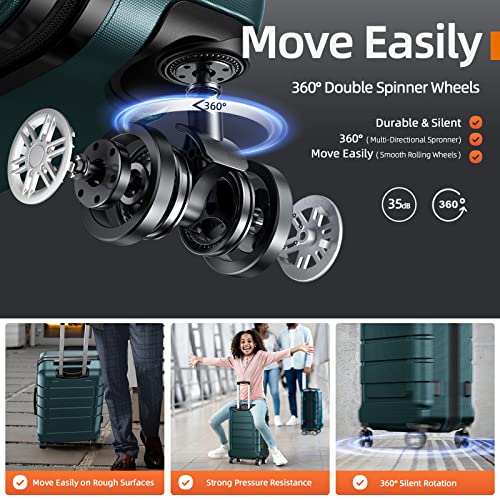 Expandable Luggage Set with TSA Lock A418040