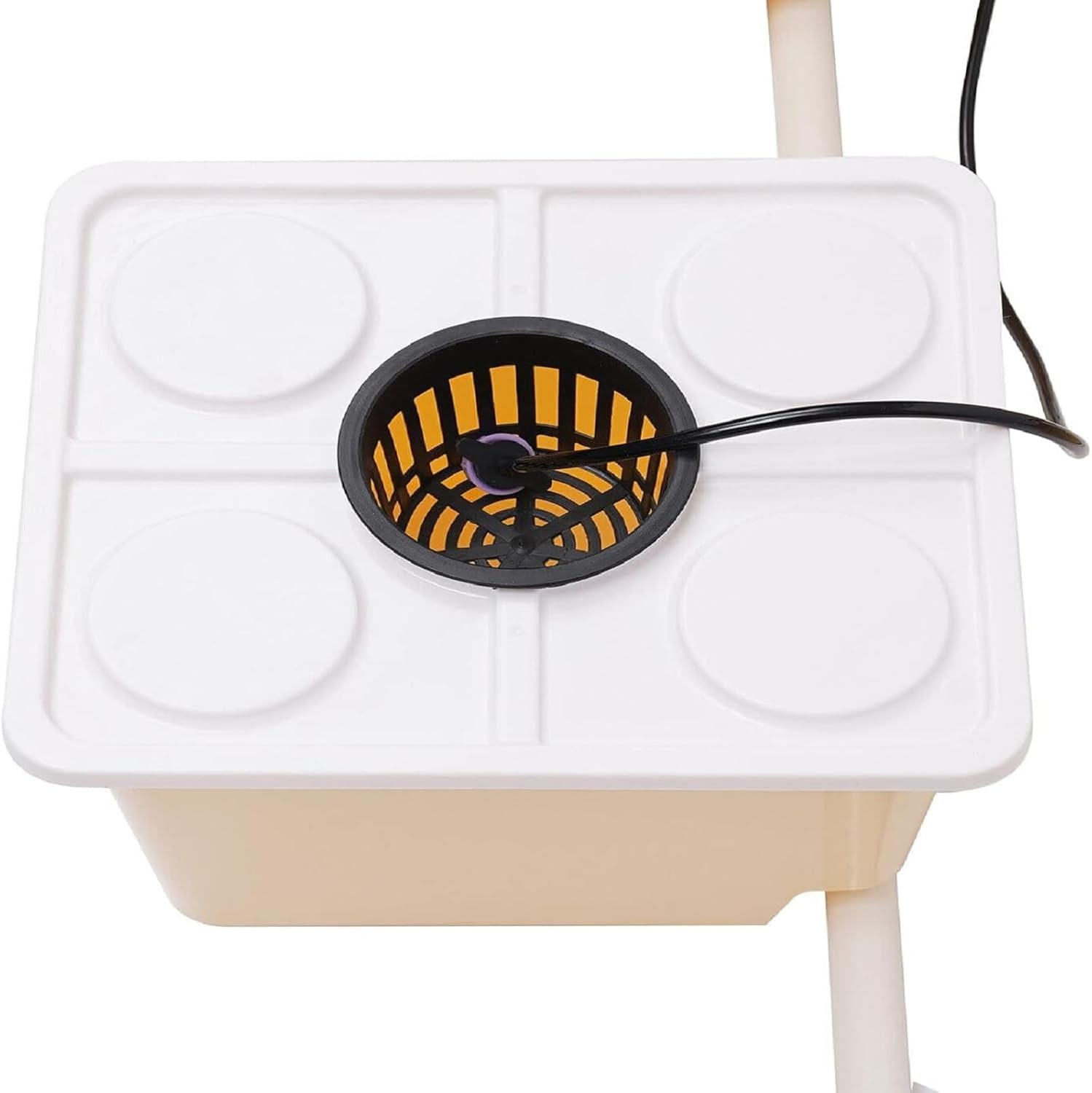 Hydroponics System, 2.91 Gallon Deep Water Culture Growing Kit with 5 Buckets C164223