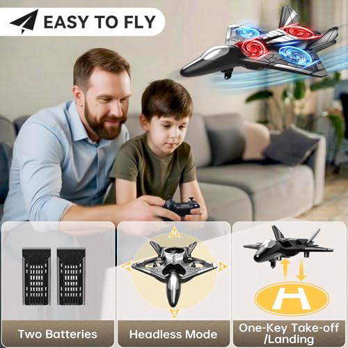 RC Plane with Camera, Foam Remote Control Drone for Kids and Adults V58020
