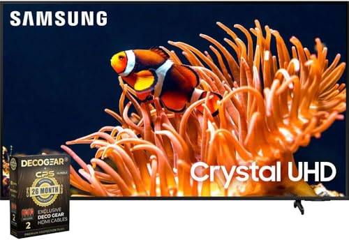 65 Inch Crystal UHD LED 4K Smart TV with 2 Year Protection Pack T851616