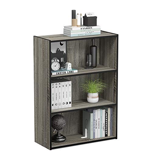 3-Tier Open Shelf Bookcase, Americano E787305
