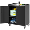 Mobile Tool Storage Cabinet with Wheels,Heavy Duty Rolling Tool Cabinets for Garage,Metal Storage Cabinets with 4 Drawer and 1 Locking Doors,Assembly Required