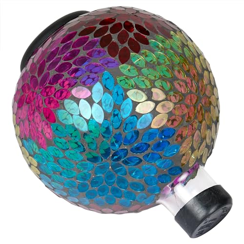 8" Glass Gazing Globe with Color Changing LED Lights H77402