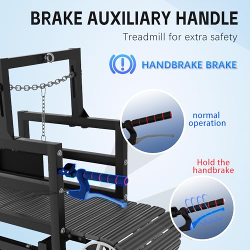 Dog Treadmill with Brake and Resistance Adjustment for Large and Medium Dogs P470