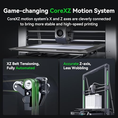 3D Printer, 600mm/s High-Speed with AI Camera and Silent Mode K204