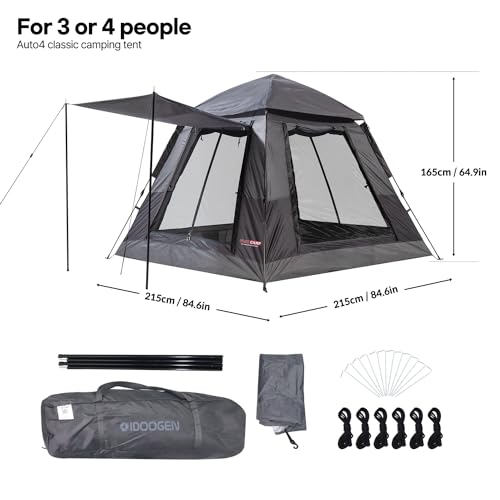 Pop Up Tent for Camping, 2-3 Person, Waterproof, Easy Setup I169