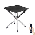 Portable Camping Stool with Side Pocket Camping Seat 12.5in Foldable Comfortable Widening Heightening for Travel Camping Fishing Hiking Gardening Picnic Beach BBQ Outdoor…