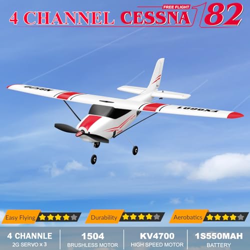 RC Airplane Ready to Fly, 2.4GHz Remote Control Glider for Kids W3947