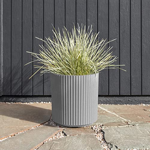 Round Demi Planter Pots for Indoor/Outdoor Garden Use with Drainage Holes J114
