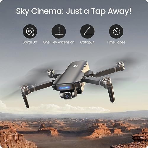 GPS Drone with 4K UHD Camera for Adults, Foldable FPV Quadcopter C2200
