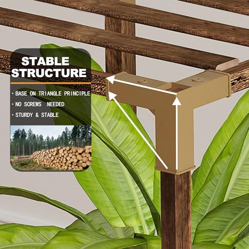 10 Tier Tall Corner Plant Stand Shelf Indoor Outdoor Wood Plant Rack Holder Ladder Flower Stand Display Y619