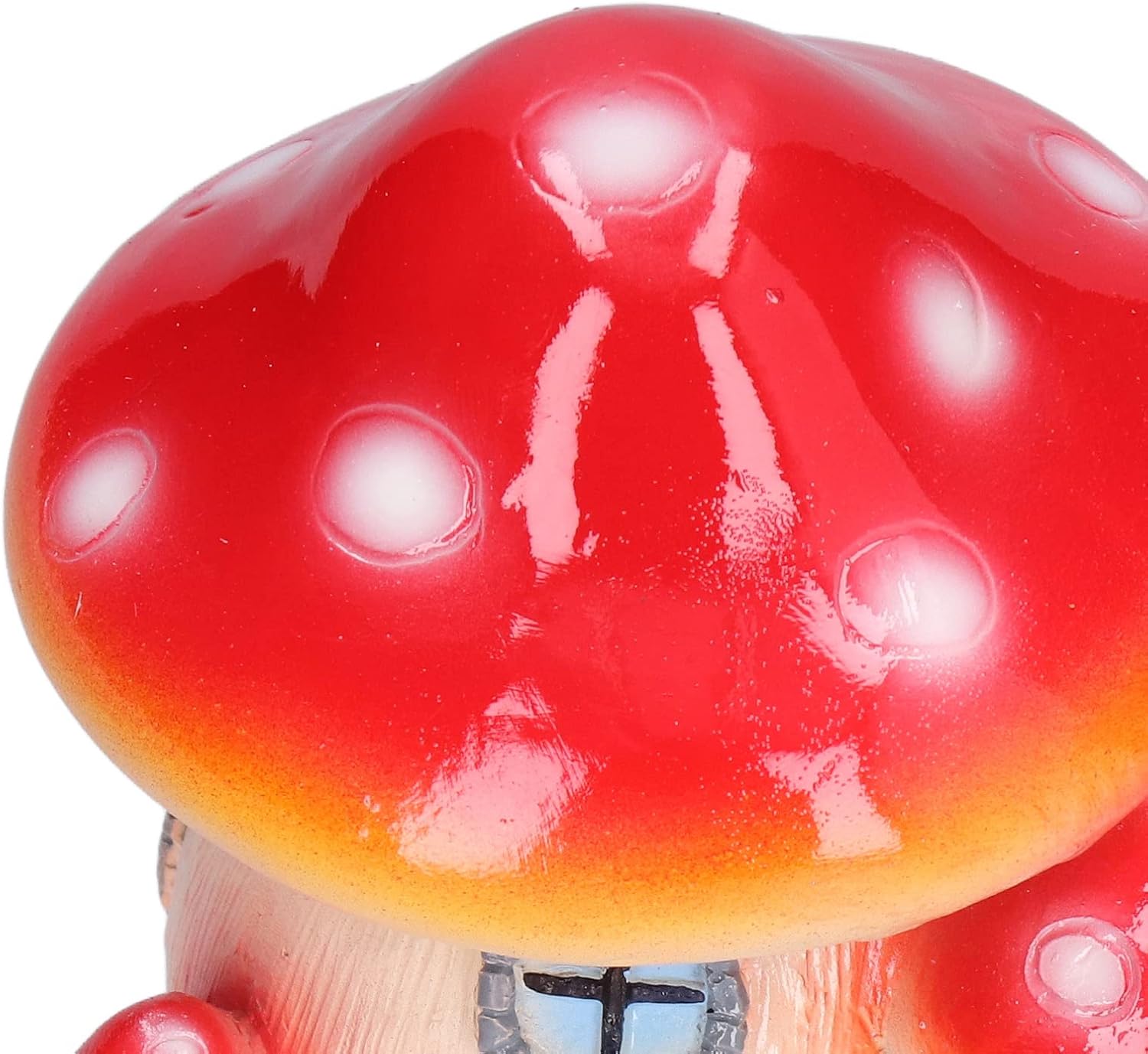 Mushroom House Sculpture Resin Fairy Garden Decor L426