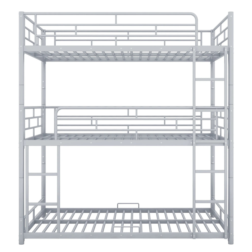 Triple Bunk Bed with Metal Frame G477367