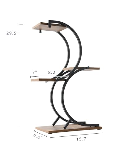 4 Tier Plant Stand Indoor for Multiple Plants, Iron Pot Holder F40050